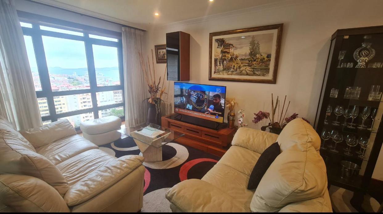 Fabuloso Apartamento Con Vistas A La Ria De Виго Экстерьер фото